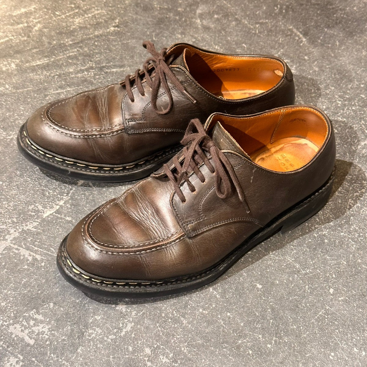 【REGAL TOKYO】リーガルトーキョー W558 Uチップ クロムエクセルレザー ブラウン サイズ24cm
