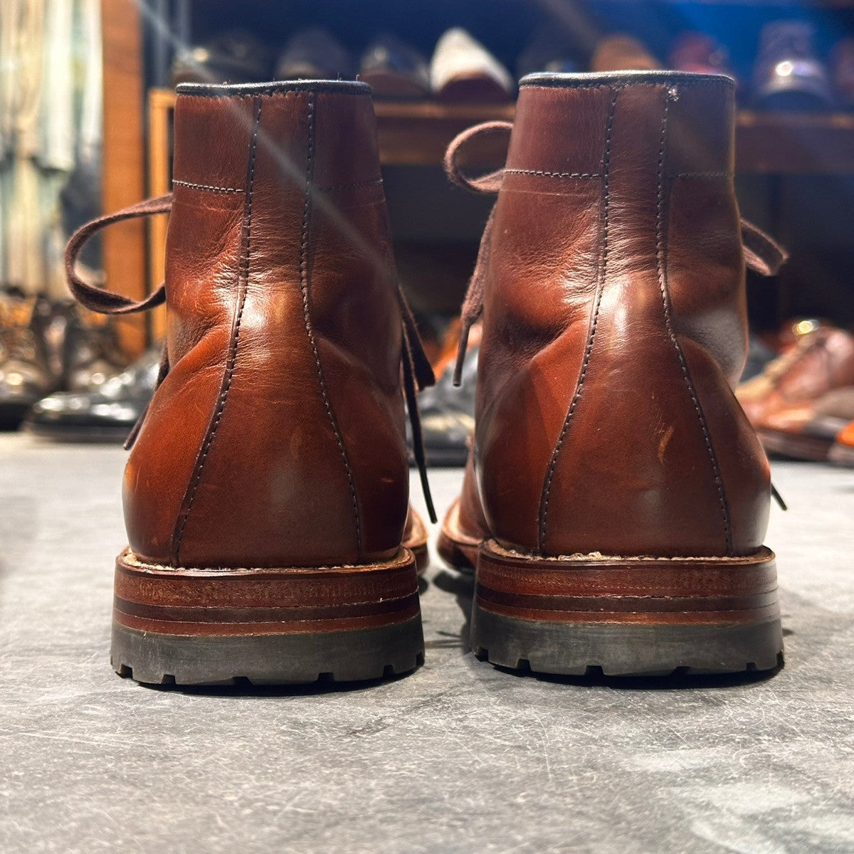 【ALDEN】オールデン D6918HC クロムエクセル タンカーブーツ NST カーフ ブラウン サイズUS6D トゥルーバランスラスト