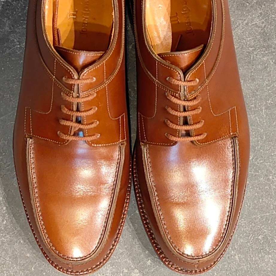 希少 極美品【JOHN LOBB】ジョンロブ バロス Uチップ カーフ ブラウン サイズUK5.5E 2998ラスト