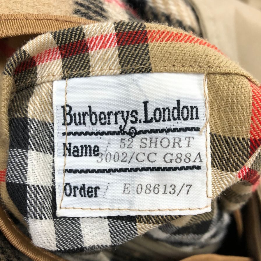 【Burberry】バーバリー ステンカラーコート  サイズ