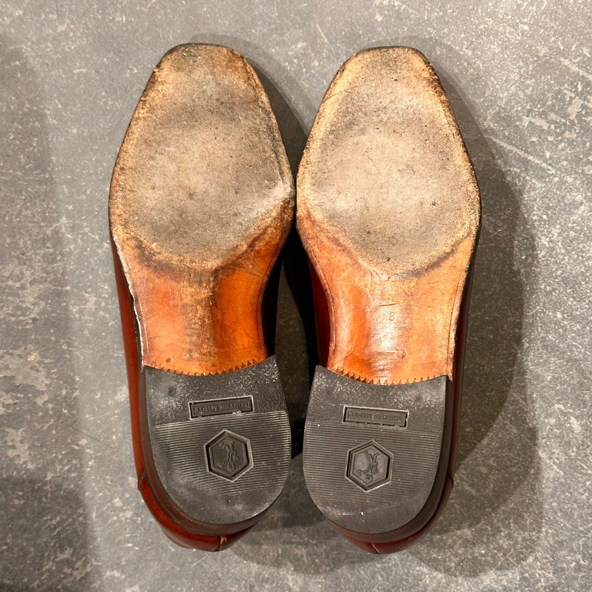 【MEERMIN】メルミン ホールカット コードバン バーガンディ サイズUK6