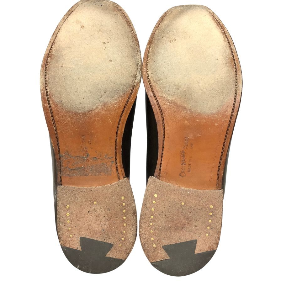 【CROCKETT&JONES】クロケット&ジョーンズ  ビジネスシューズ カーフ ブラウン（茶系） サイズ UK7.5F ラスト