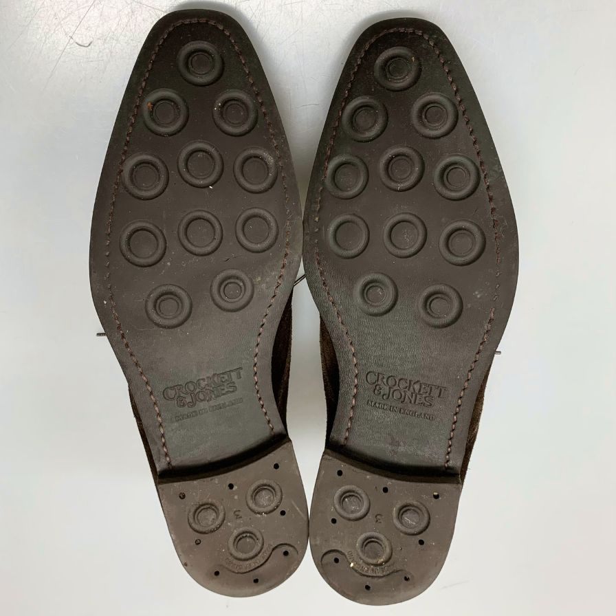 【Crockett & Jones】クロケット&ジョーンズ  ブーツ スエード ブラウン（茶系） サイズ 6.5E ラスト