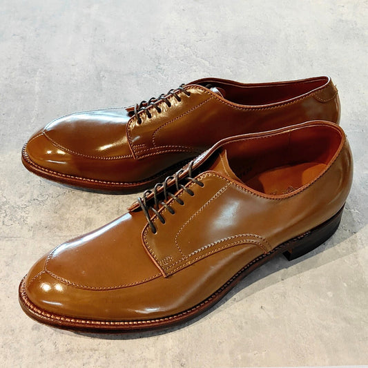 希少 未使用【ALDEN】オールデン モールデッドシュー別注 D9625 Vチップ コードバン ウイスキー サイズUS11D モディファイドラスト