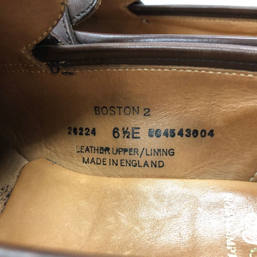 【Crockett&Jones】クロケットアンドジョーンズ  ローファー カーフ ブラウン（茶系） サイズ 6.5 ラスト