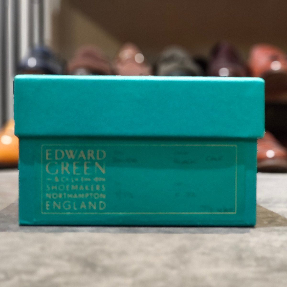 美品 【EDWARD GREEN】エドワードグリーン ドーバー Uチップ カーフ ブラック サイズUK7E 32ラスト 参考定価￥324,500-