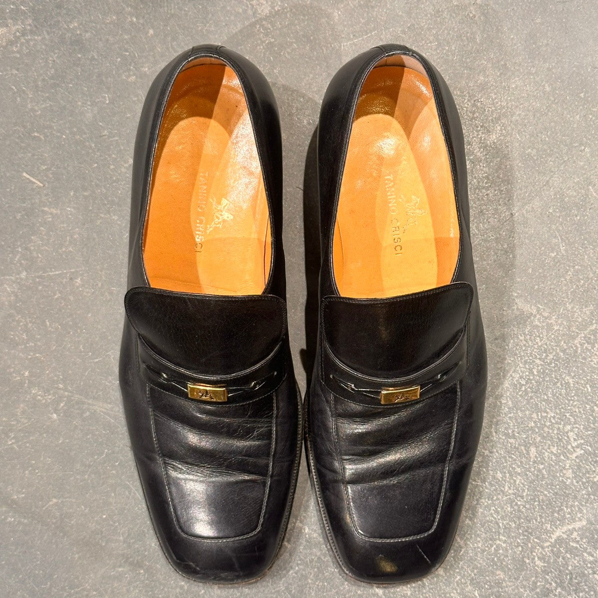 TANINO CRISCI】タニノクリスチー 106983 スクエアトゥ ローファ