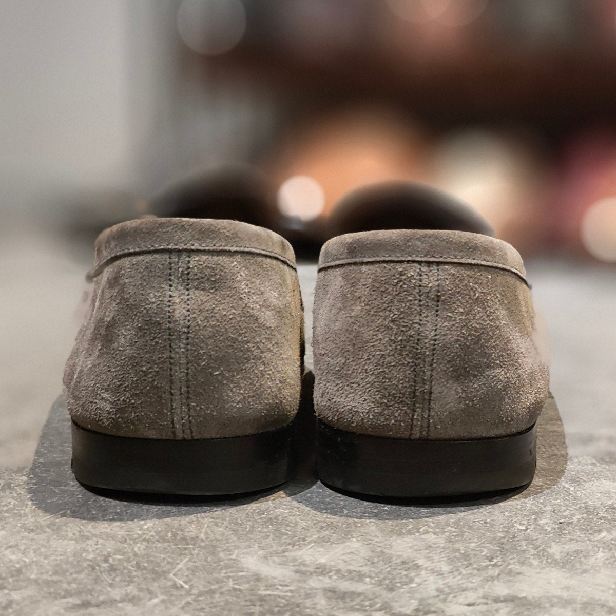 専用　美品】J.M. WESTON ローファー スエード グレー 美品【J.M.WESTON】ジェイエムウエストン 281 ローファー ルモック