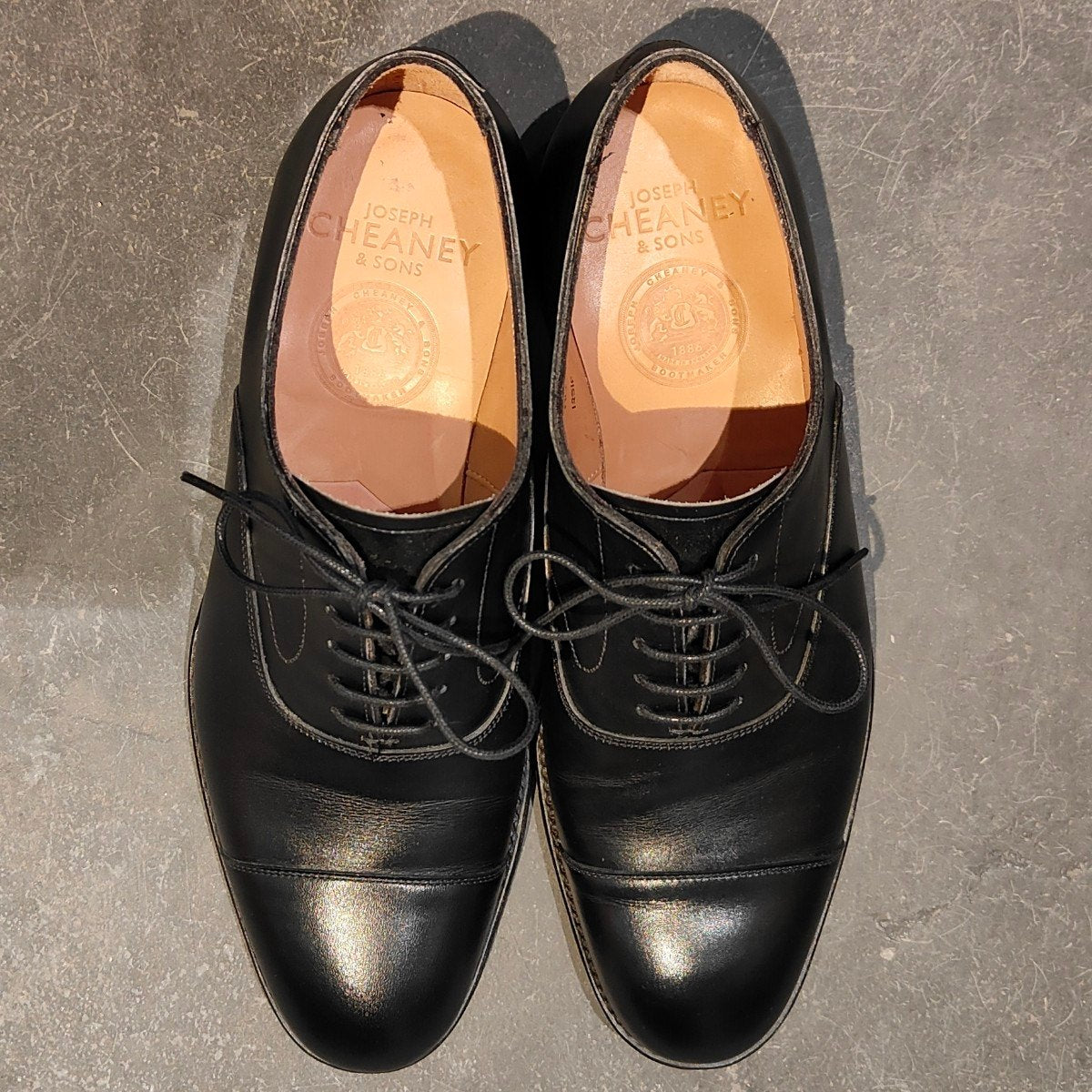 美品【JOSEPH CHEANEY】ジョセフチーニー アルフレッド ストレート