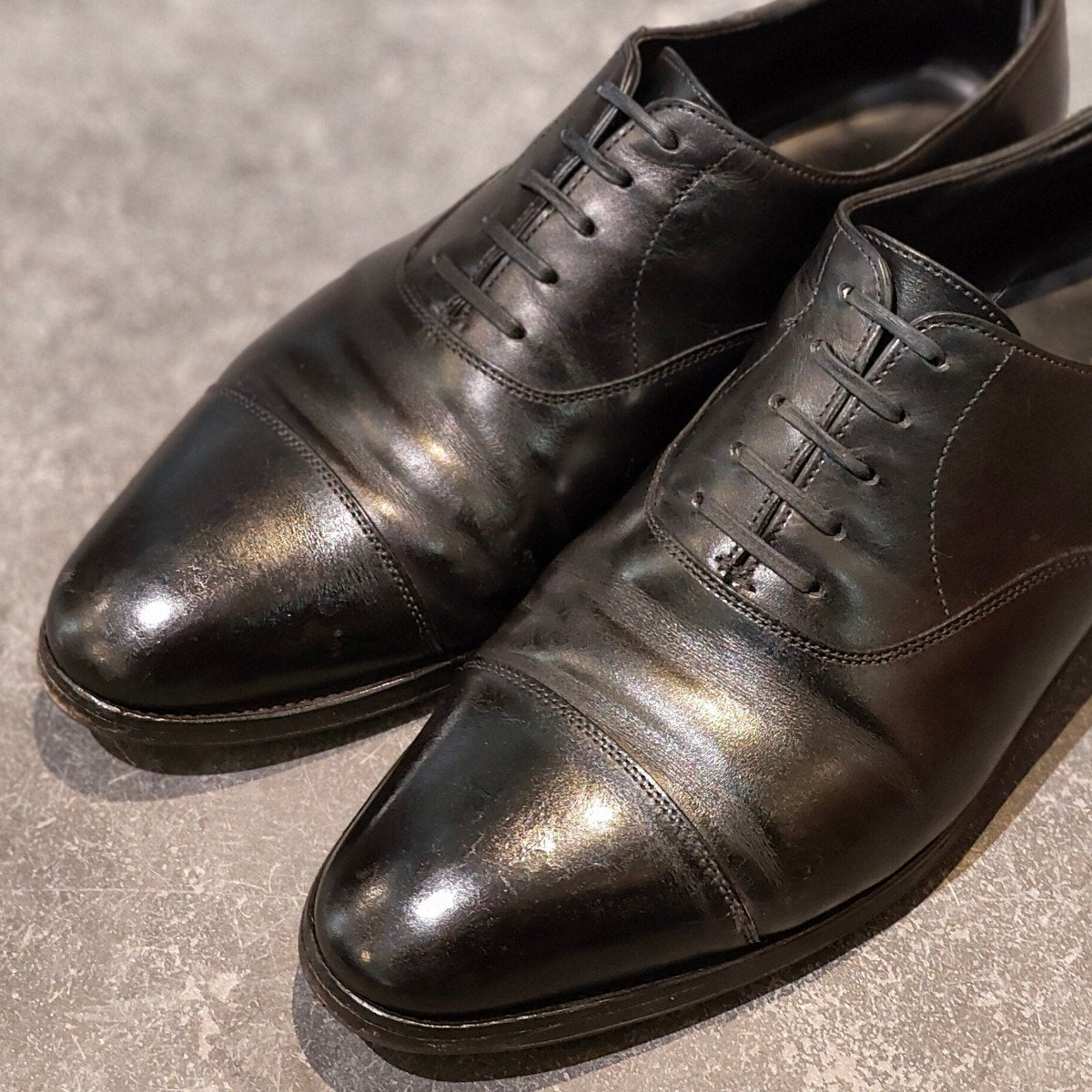 【JOHN LOBB】ジョンロブ シティ2 ストレートチップ カーフ ブラック サイズUK6EE 7000ラスト参考定価￥228,800-