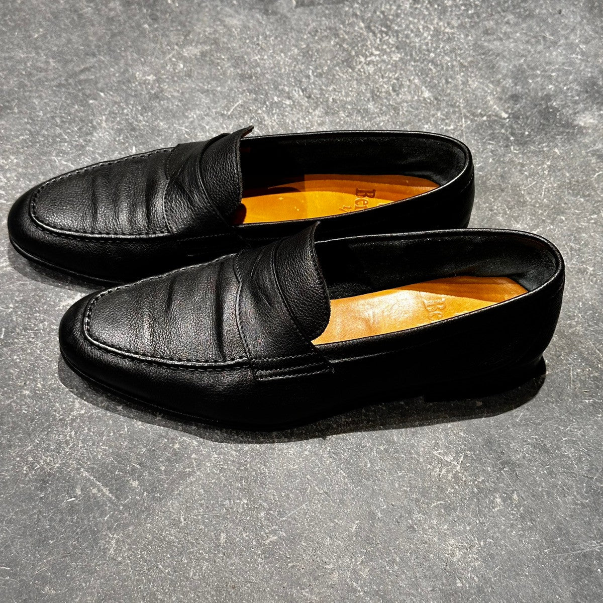 Berwick】バーウィック 5105 ローファー グレインレザー ブラック