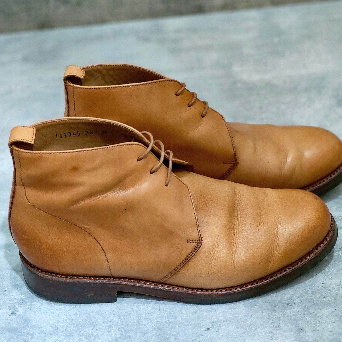 【GRENSON】グレンソン ウェンデル チャッカブーツ カーフ ブラウン サイズUK7.5G