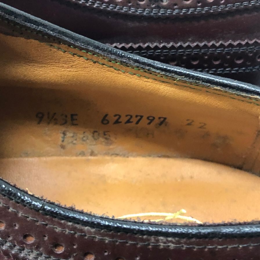 【FLORSHEIM】フローシャイム レザーシューズ LWB ケンム―ル インペリアル コードバン バーガンディ メンズ サイズ9.5EEE