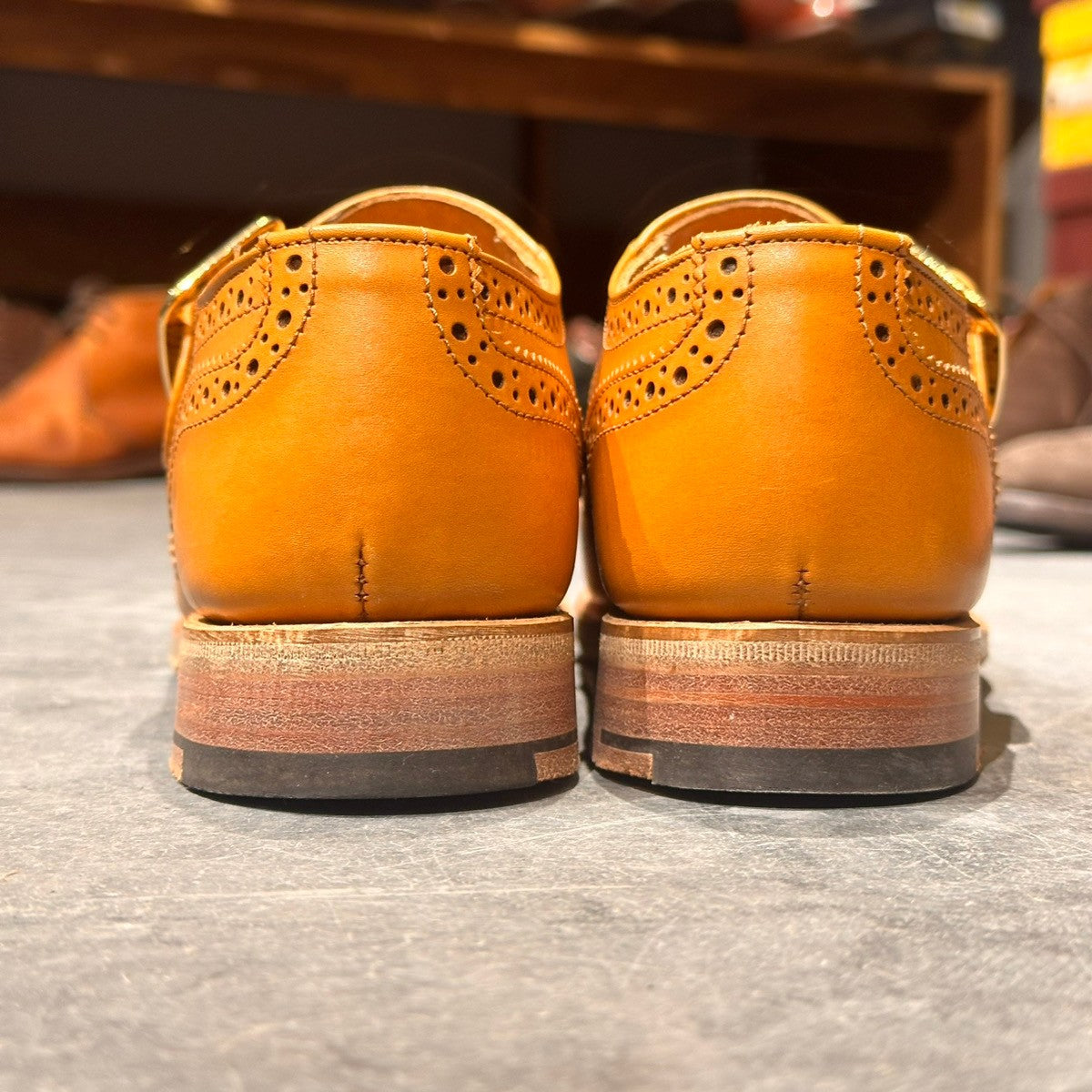 美品【Tricker's】トリッカーズ ストラップシューズ メリージェーン