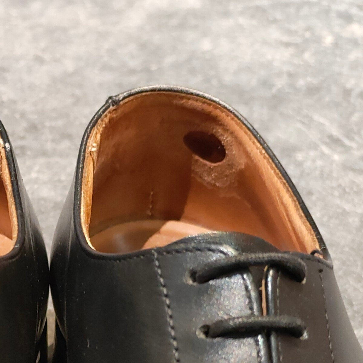 【CROCKETT & JONES】クロケット&ジョーンズ ハラム ストレートチップ カーフ ブラック サイズUK5.5E 348ラスト