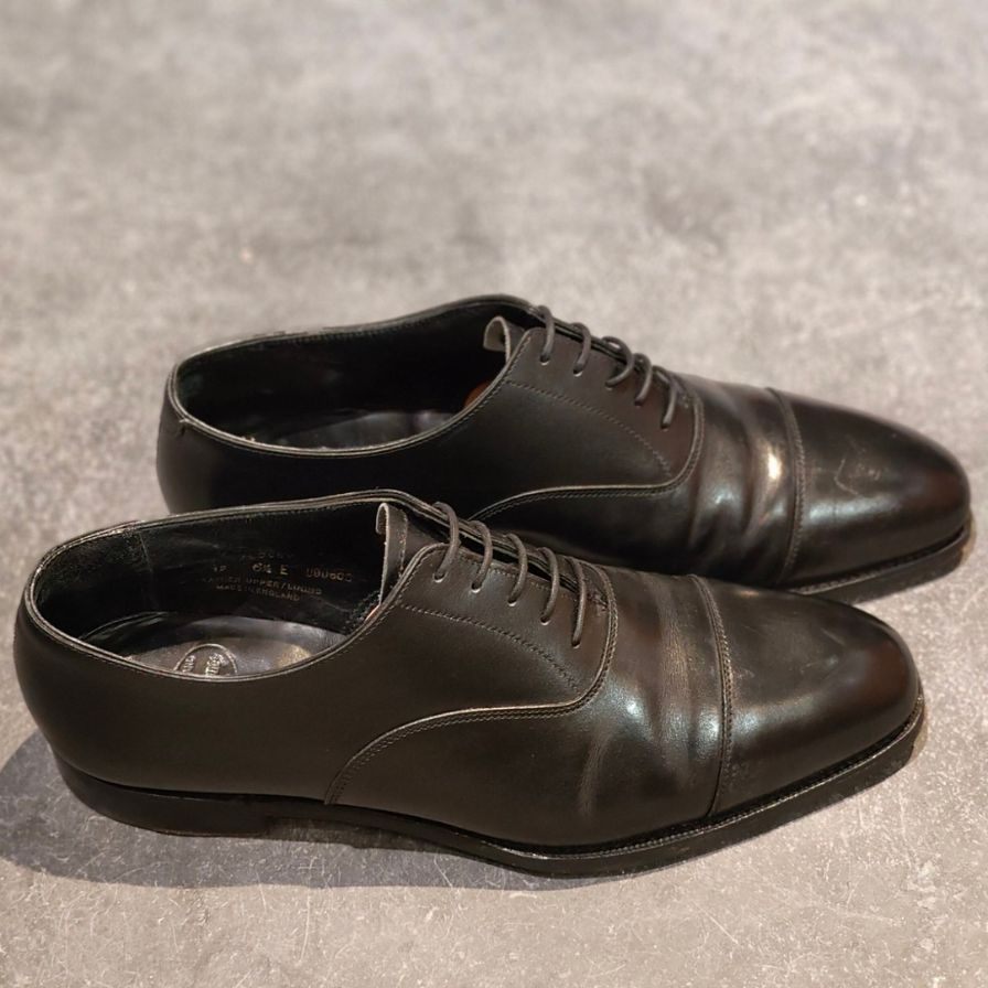 【CROCKETT&JONES】クロケット&ジョーンズ  ビジネスシューズ  ブラック（黒） サイズ UK6.5E 377ラスト