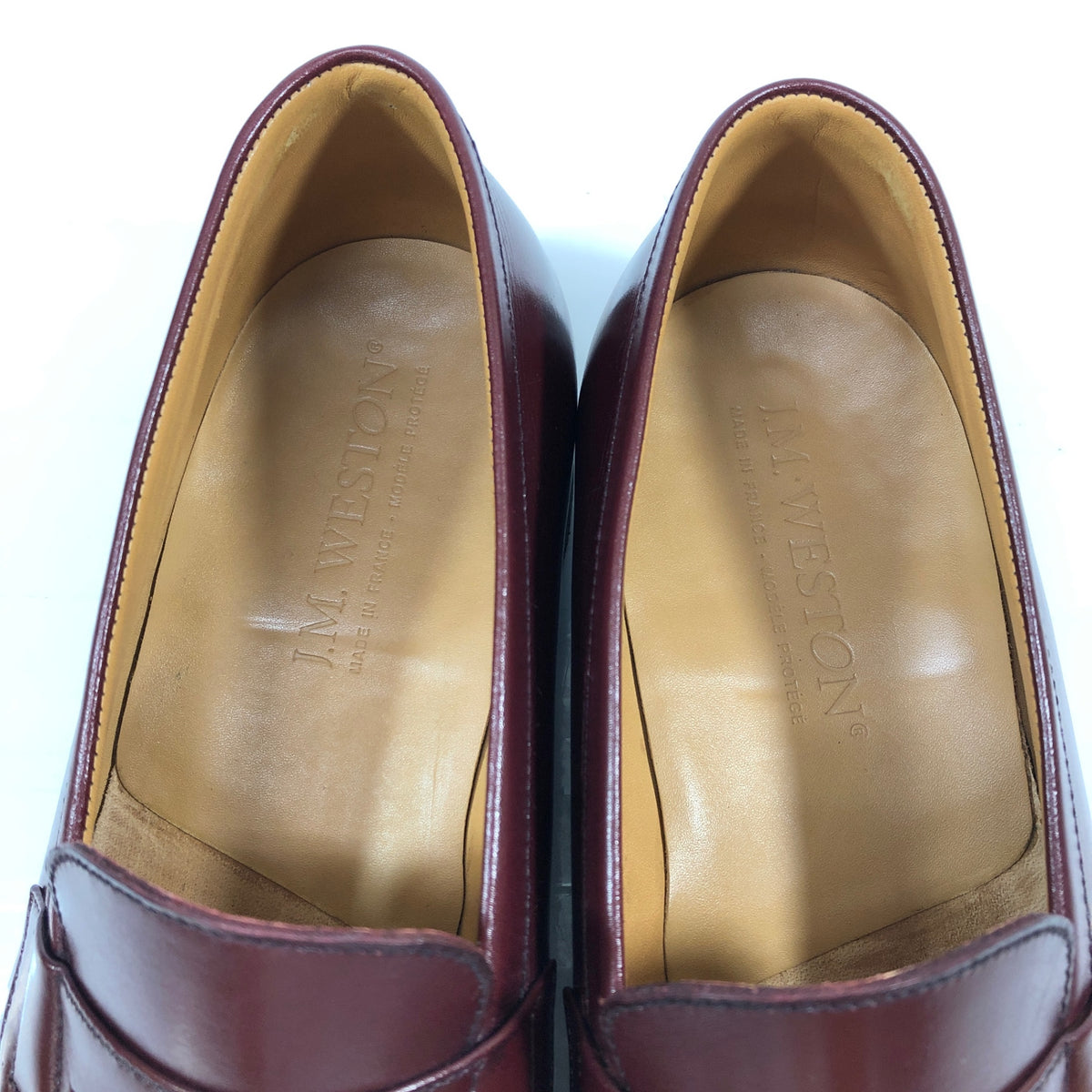 【J.M.WESTON】ジェイエムウエストン 180 レザー シグニチャーローファー ブラウン サイズ5D メンズ J.M.WESTON