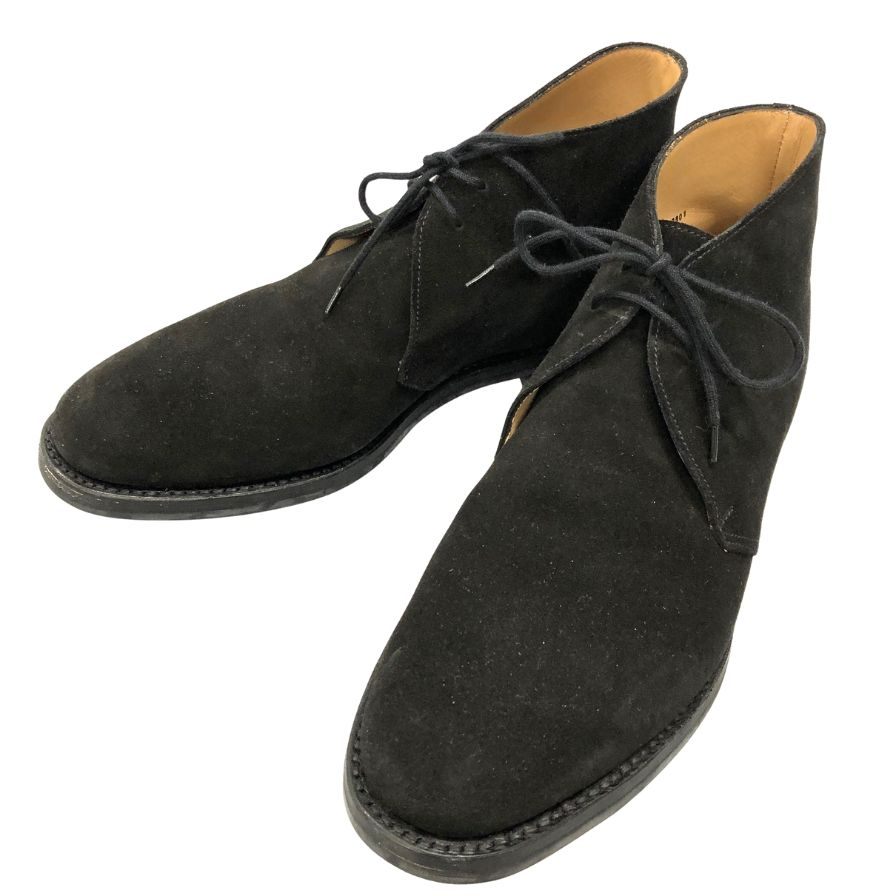 【CROCKETT&JONES】クロケット&ジョーンズ  ブーツ スエード ブラック（黒） サイズ 8.5 ラスト