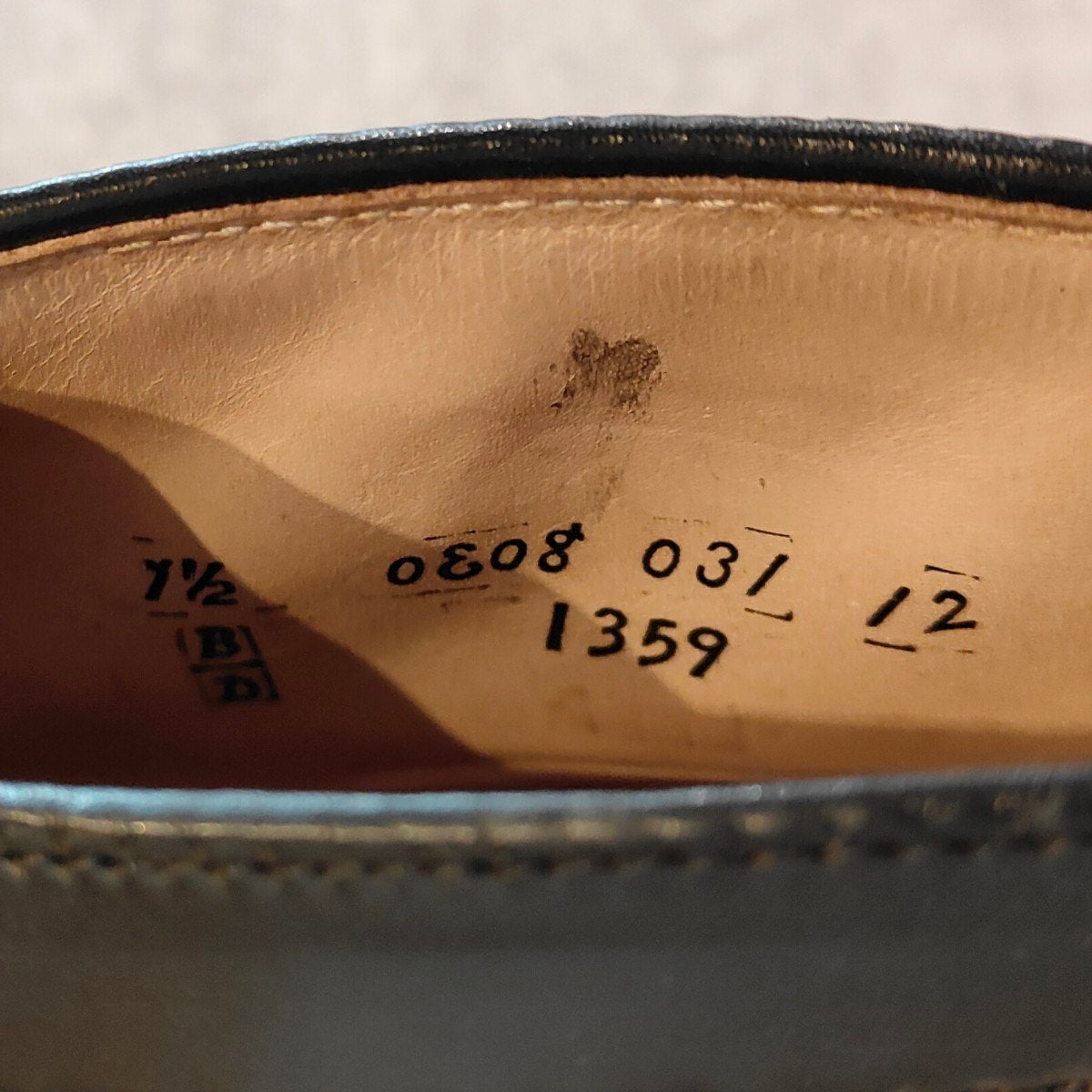 使用数回【ALDEN】オールデン 1359 チャッカブーツ コードバン ブラック サイズUS7.5D バリーラスト参考定価￥242,000-