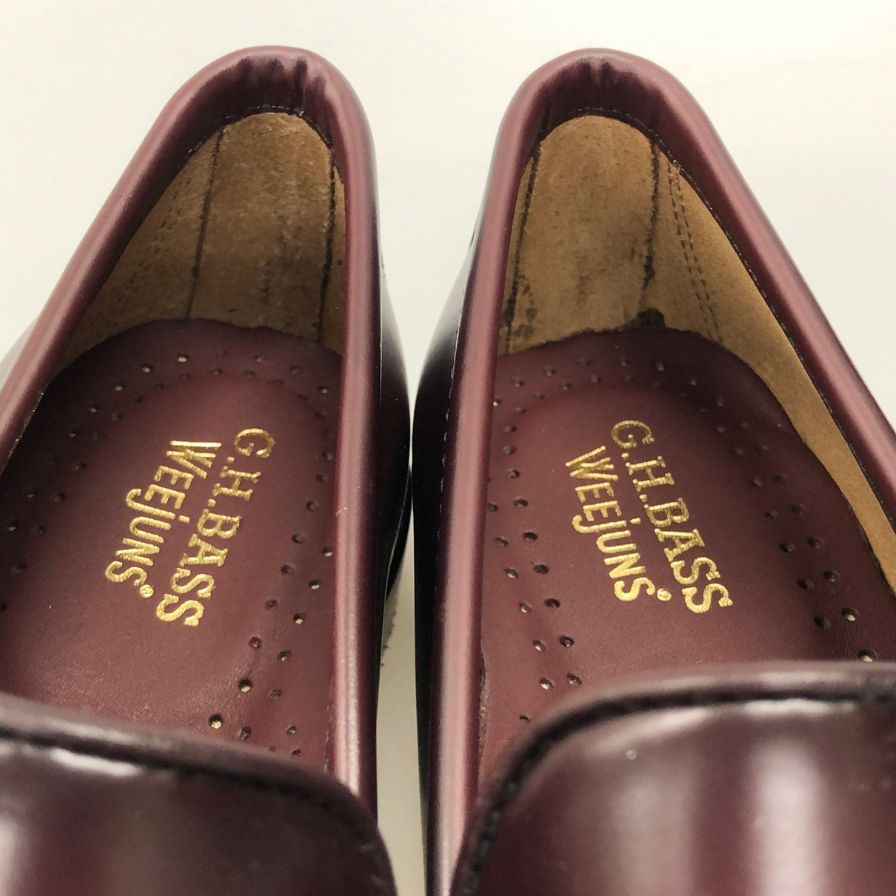 【G.H.Bass&Co.】ジーエイチバス  ローファー  レッド（赤） サイズ 8.5 ラスト