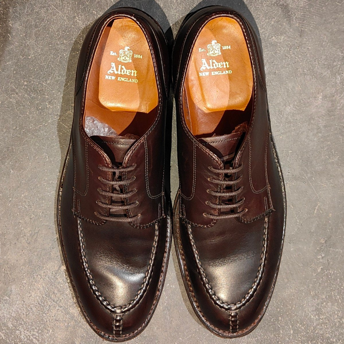 使用数回【ALDEN】オールデン 925 NST カーフ ダークブラウン サイズ