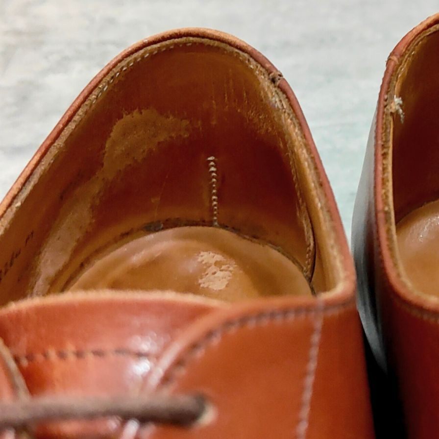 【Lloyd Footwear】ロイドフットウェア M3264M パンチドキャップトゥ カーフ ブラウン サイズUK7