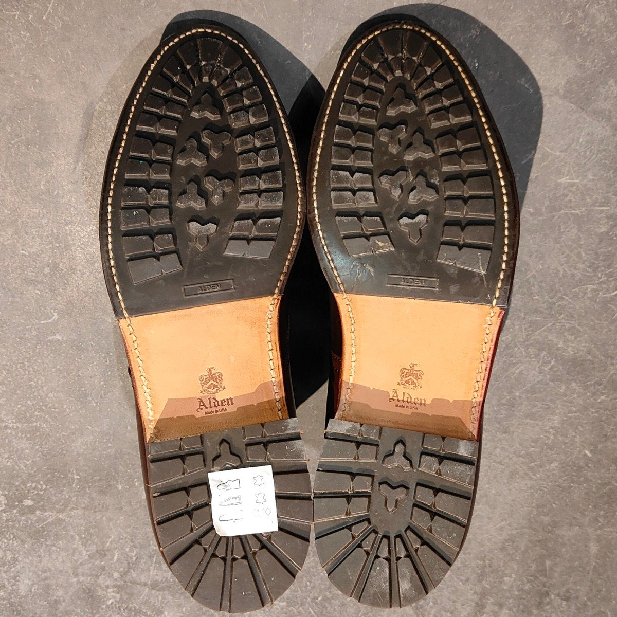 希少 新品未使用 【ALDEN】オールデン Frans Boone別注  M7903HC NST タンカーブーツ コードバン シガー サイズUS9.5E アバディーンラスト