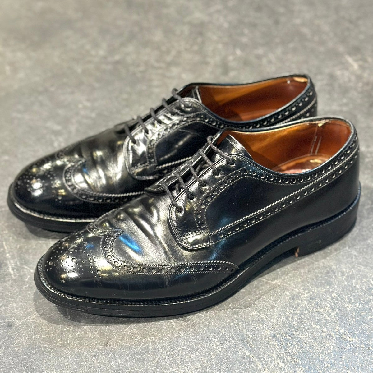 極美品【Church's】チャーチ グラフトン 2都市 ブックバインダーカーフ 73ラスト ブラック サイズ UK80F 73ラスト