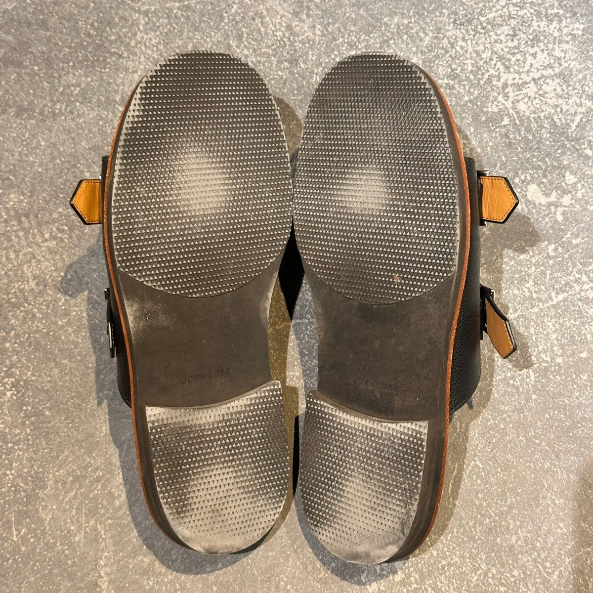 JOHN LOBB】ジョンロブ ビーコン レザーサンダル ダブルモンク
