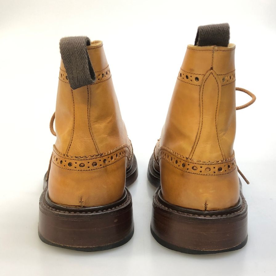 【Tricker`s】トリッカーズ M2508 ブーツ カーフ ベージュ サイズ UK7.5 ラスト
