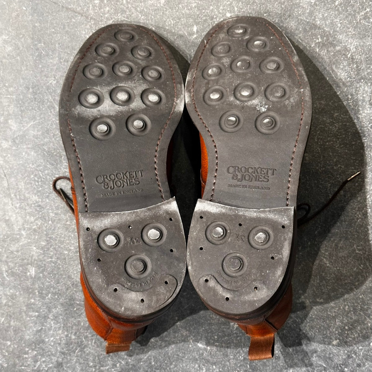 【CROCKETT&JONES】クロケット&ジョーンズ コニストン SUBS カントリーブーツ グレインレザー ブラウン サイズUK7E 8637ラスト