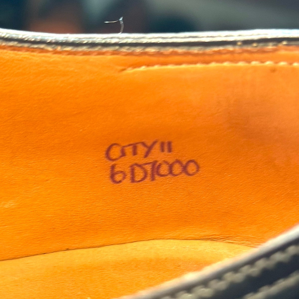 極美品【JOHNLOBB】ジョンロブ シティ2 ストレートチップ カーフ ブラック サイズUK6D 7000ラスト