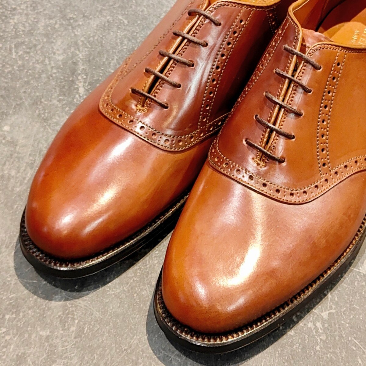 希少 未使用【ALDEN】オールデン ユナイテッドアローズ別注 9946 サドル コードバン ウイスキー  サイズUS7.5D バリーラスト