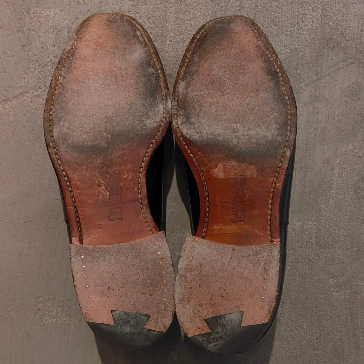 美品 【Church´s】チャーチ バークロフト 5都市 パンチドキャップトゥ