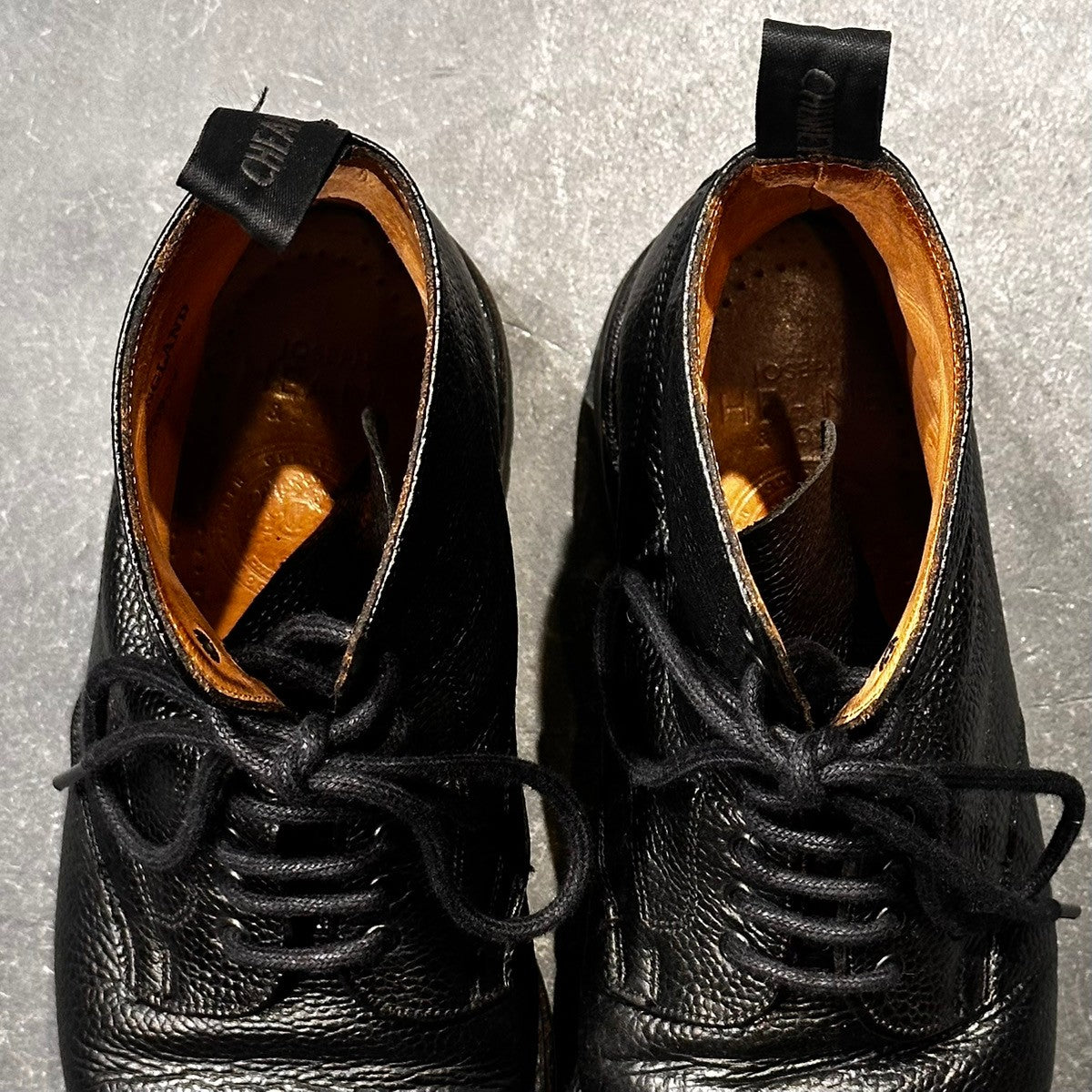 【JOSEPH CHEANEY】ジョセフチーニー ペナイン2 ギブソンブーツ グレインレザー ブラック サイズUK6