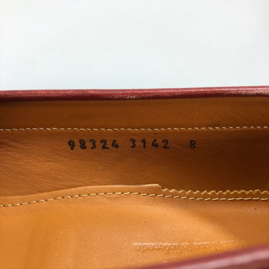 【JALAN SRIWIJAYA】ジャランスリワヤ 98324 ローファー カーフ ボルドー サイズ 8 ラスト