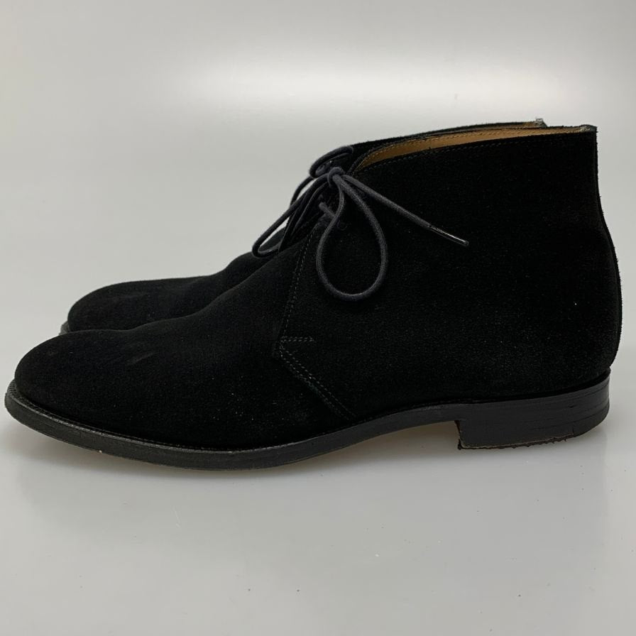 【CROCKETT&JONES】クロケット&ジョーンズ  ブーツ スエード ブラック（黒） サイズ UK7E ラスト