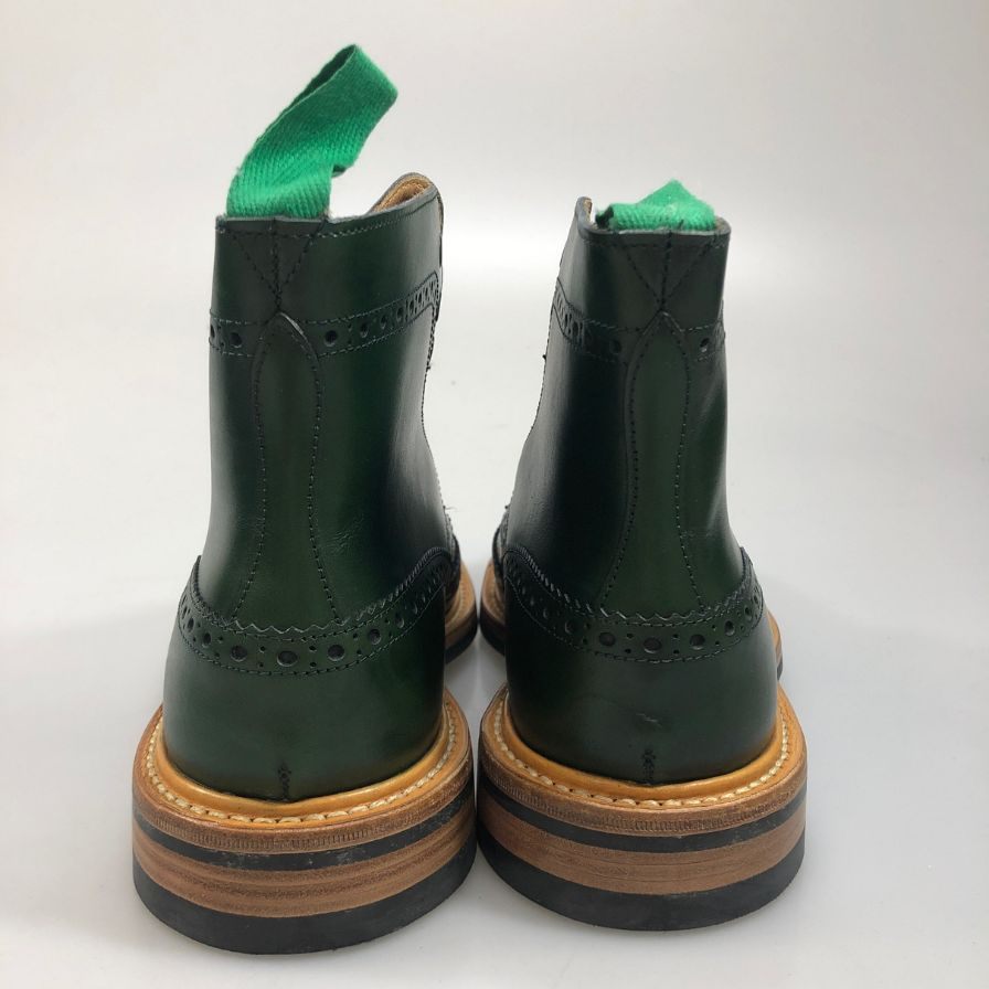 【オンライン限定】【Tricker’ｓ】トリッカーズ カントリーブーツ ストウ ウイングチップ 946515 5634 グリーン UK7ハーフ-5