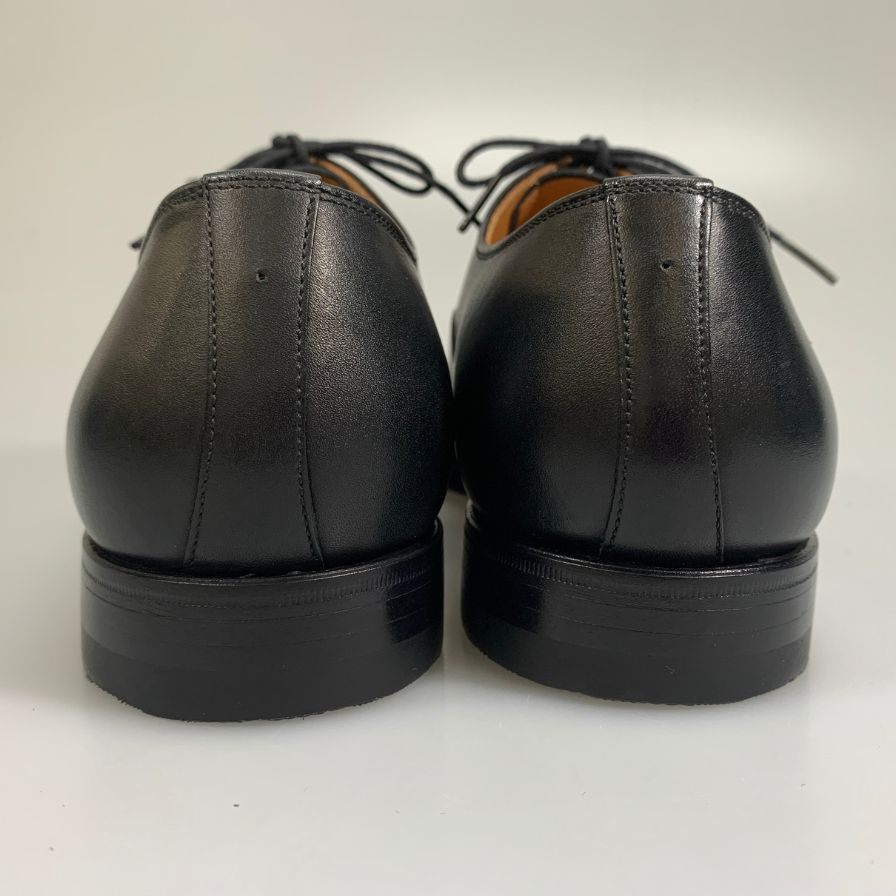 【SCOTCH GRAIN】スコッチグレイン ストレートチップ カーフレザー  レースアップシューズ 1716 メンズ ブラック サイズ25.5