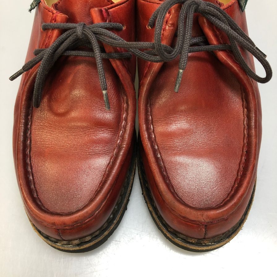 PARABOOT】パラブーツ ビジネスシューズ レッド（赤） サイズ 40.5