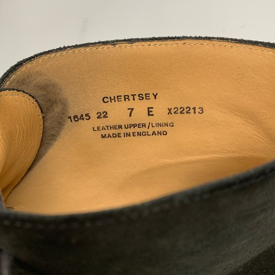CROCKETT&JONES】クロケット&ジョーンズ ブーツ スエード ブラック（黒
