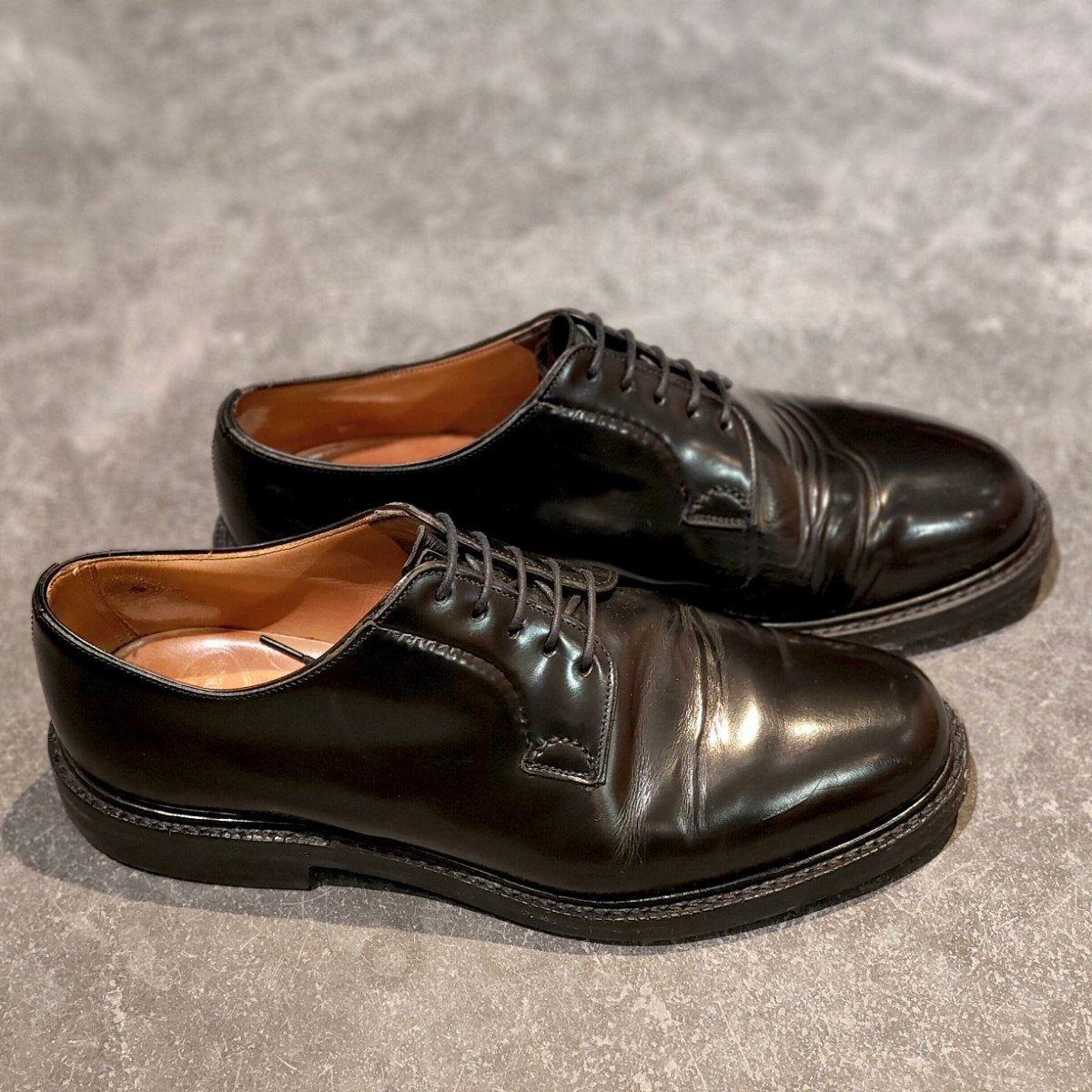 【Church's】チャーチ シャノン プレーントゥ ボリッシュドバインダーカーフ ブラック サイズ UK65F 103ラスト 参考定価￥203,500-