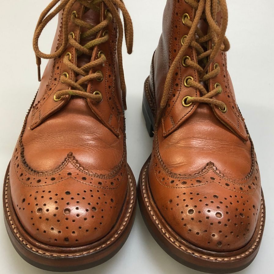 【Tricker`s】トリッカーズ 7309 モールトン ブーツ レザー ブラウン（茶系） サイズ 6.5 ラスト