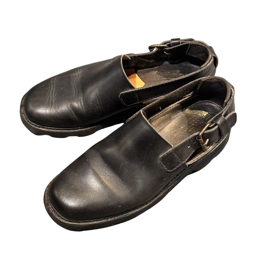 【Paraboot】パラブーツ バックストラップサンダル ブラック メンズ サイズ5