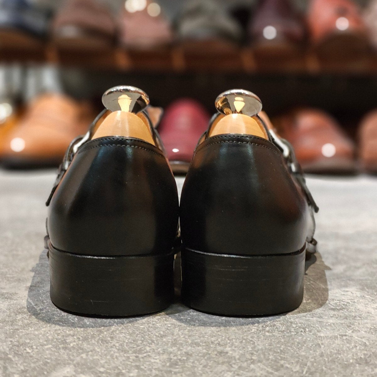 希少 使用数回【JOHN LOBB】ジョンロブ マッタ 旧ボノーラ製 シングル