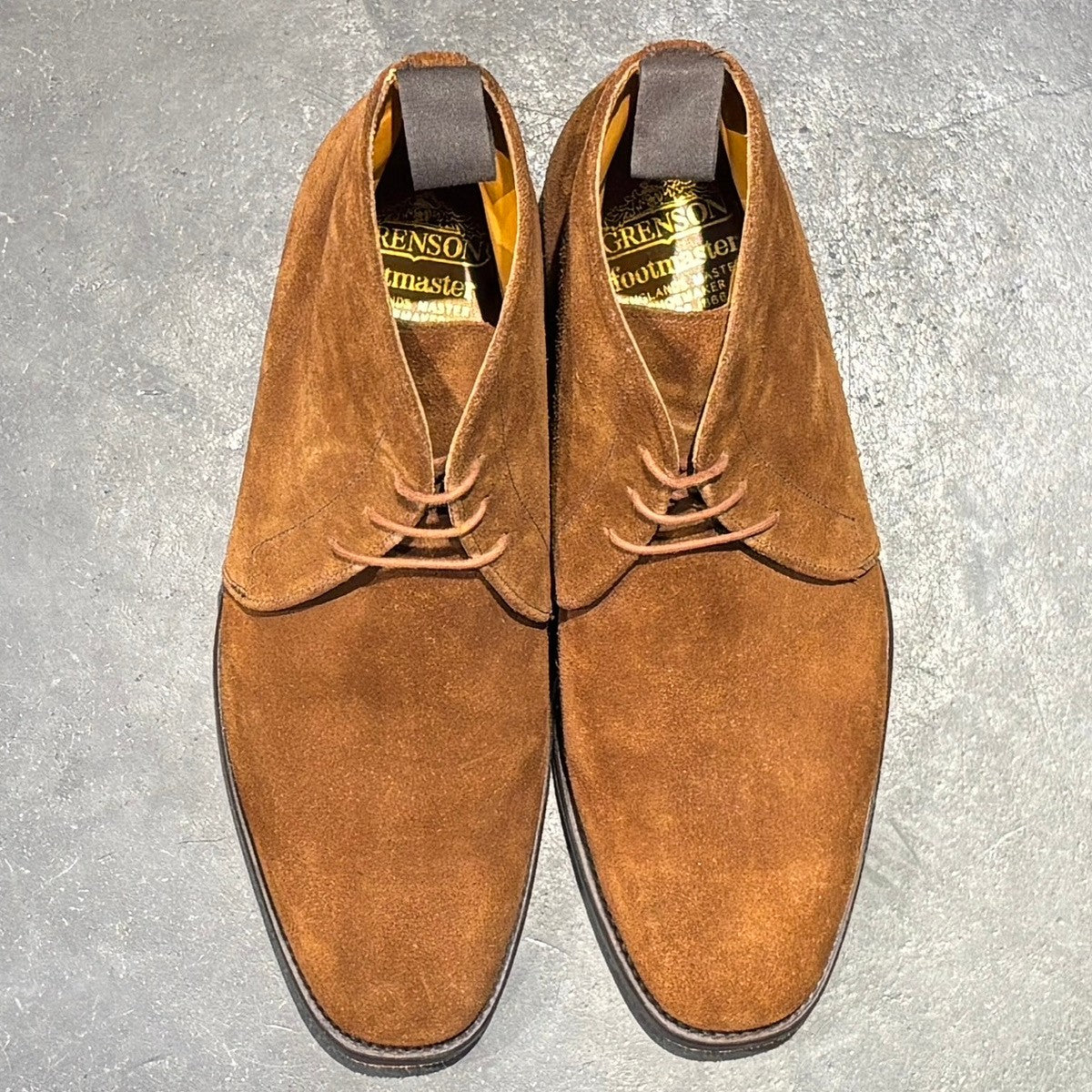 【GRENSON】グレンソン チャッカブーツ 6531 スエード ブラウン サイズUK8.5F