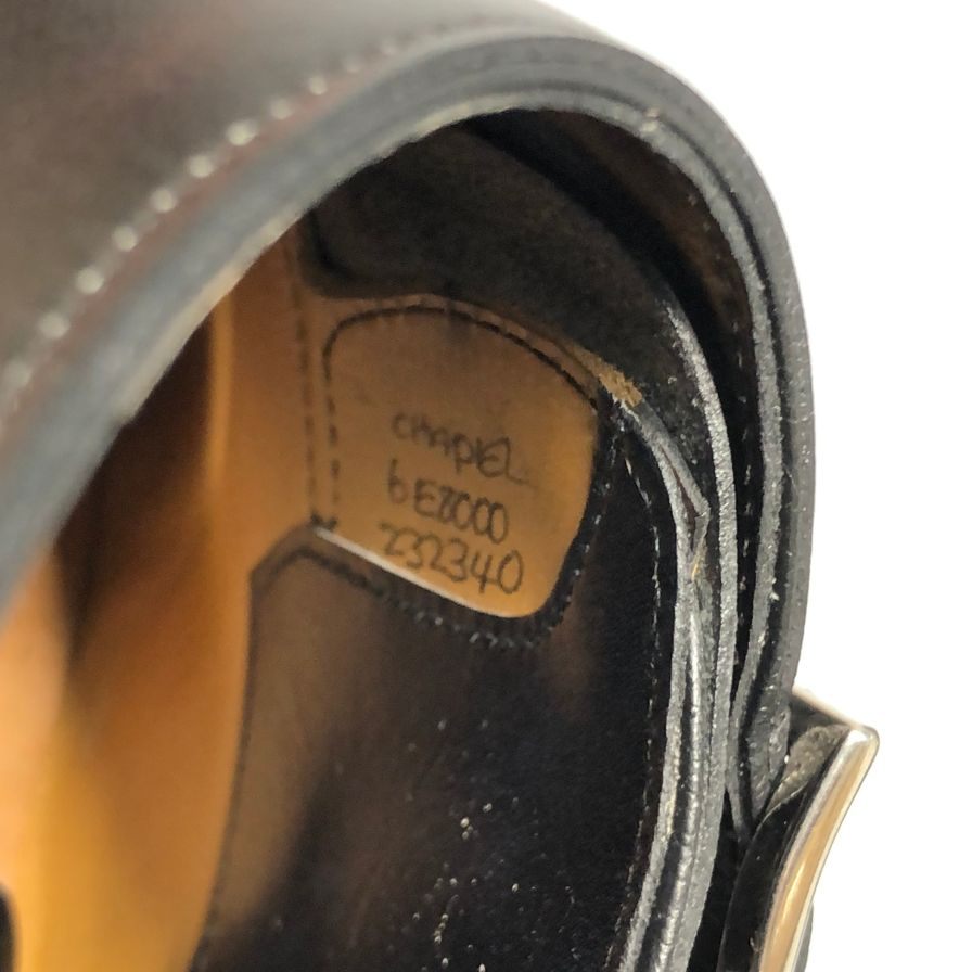 【JOHNLOBB】ジョンロブ チャペル ダブルモンク レザーシューズ カーフ ブラック 6E