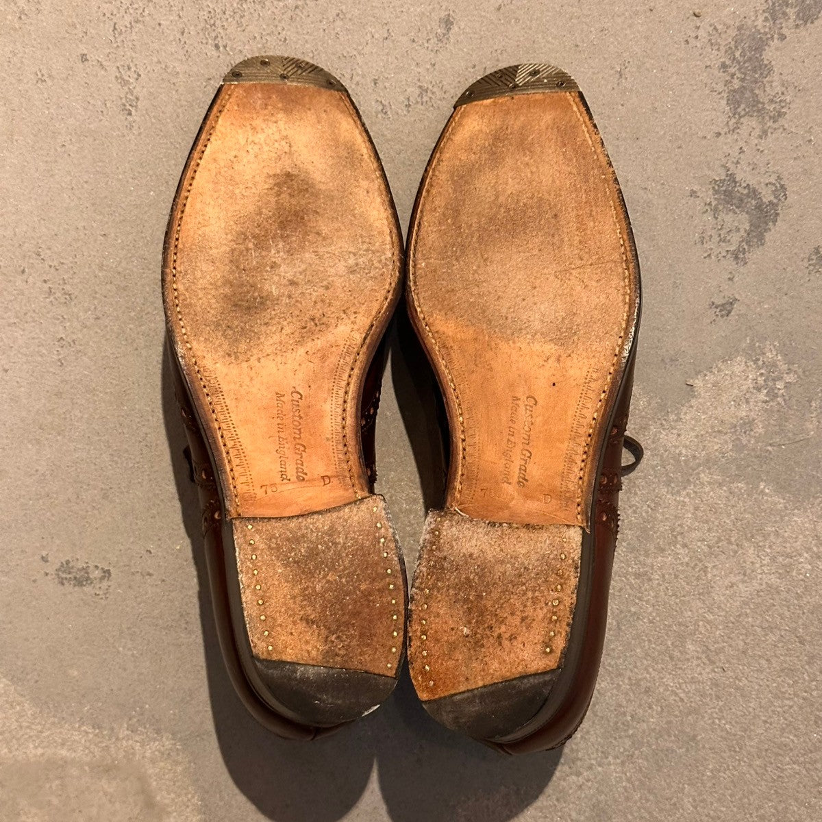 希少【Church's】チャーチ チェットウインド 3都市 カーフ ブラウン サイズUK75F 73ラスト