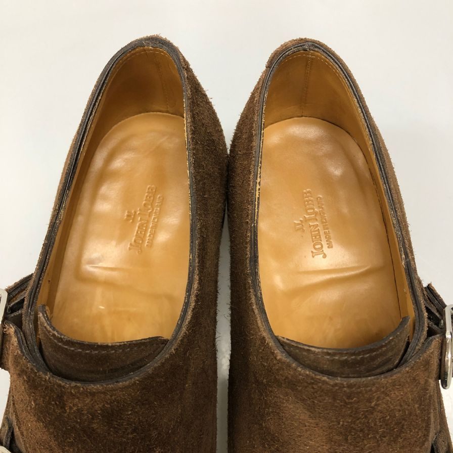 JOHN LOBB】ジョンロブ ダブルモンク ウィリアム スエード ダーク