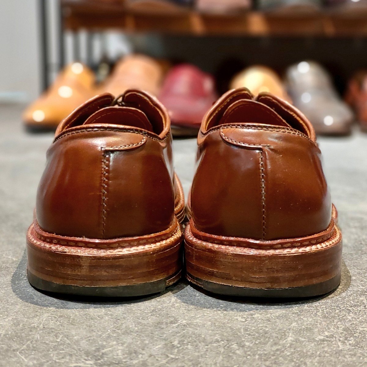 希少 美品【ALDEN】オールデン 99020 プレーントゥ コードバン ラベロ サイズ US7D バリーラスト